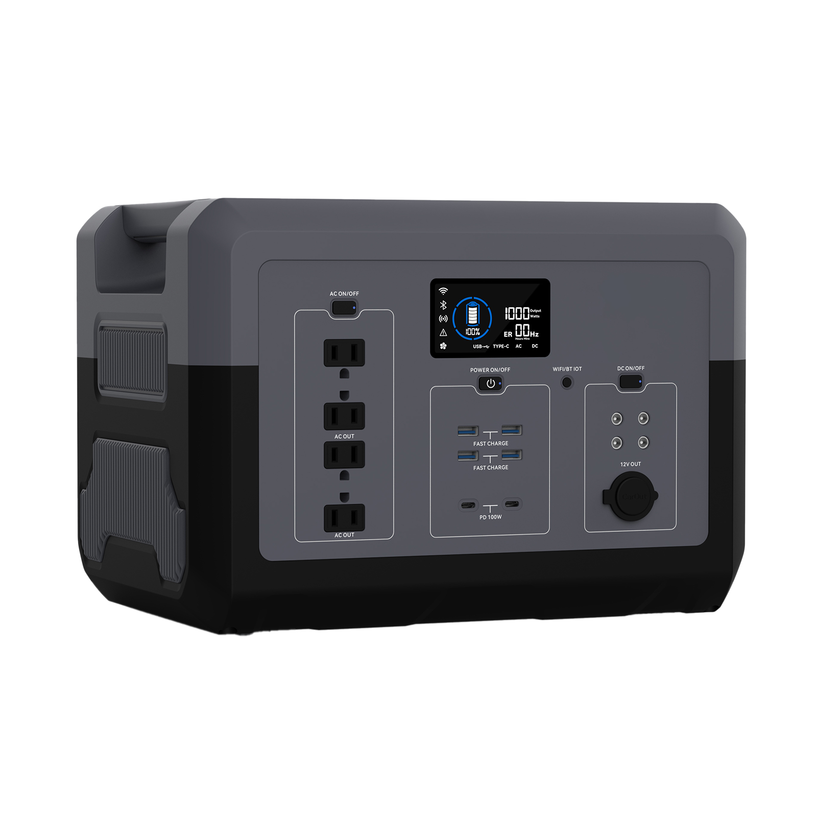 Renewable Energy Price - Fabriek Beste Prijs Draagbare Zonnegenerator 1500W