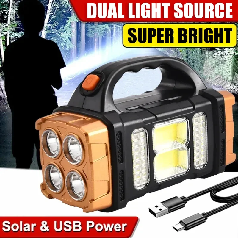 Renewable Energy Source - Draagbare krachtige USB oplaadbare zaklampen Solar