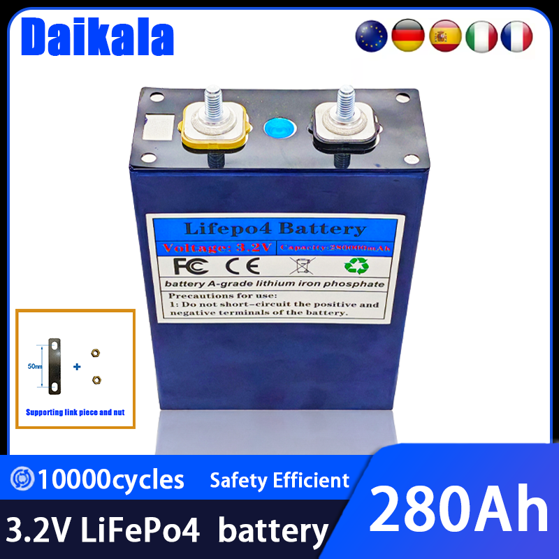 Renewable Energy Source - NIEUWE 3.2 V 280Ah LiFePO4 Batterij