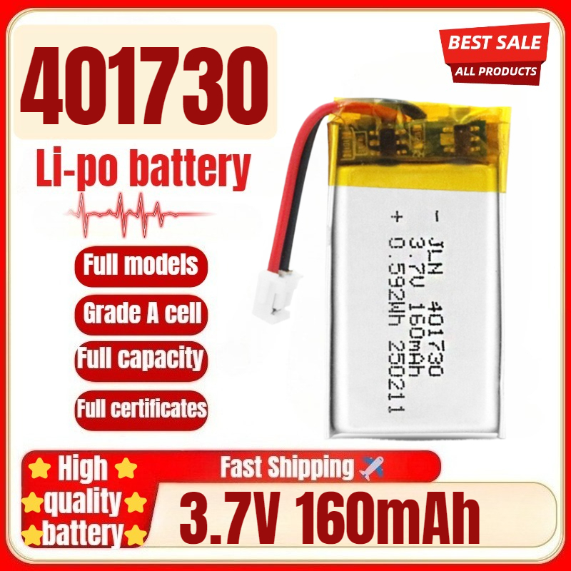 Renewable Energy Source - 401730 3.7 V 160 mAh Polymeer