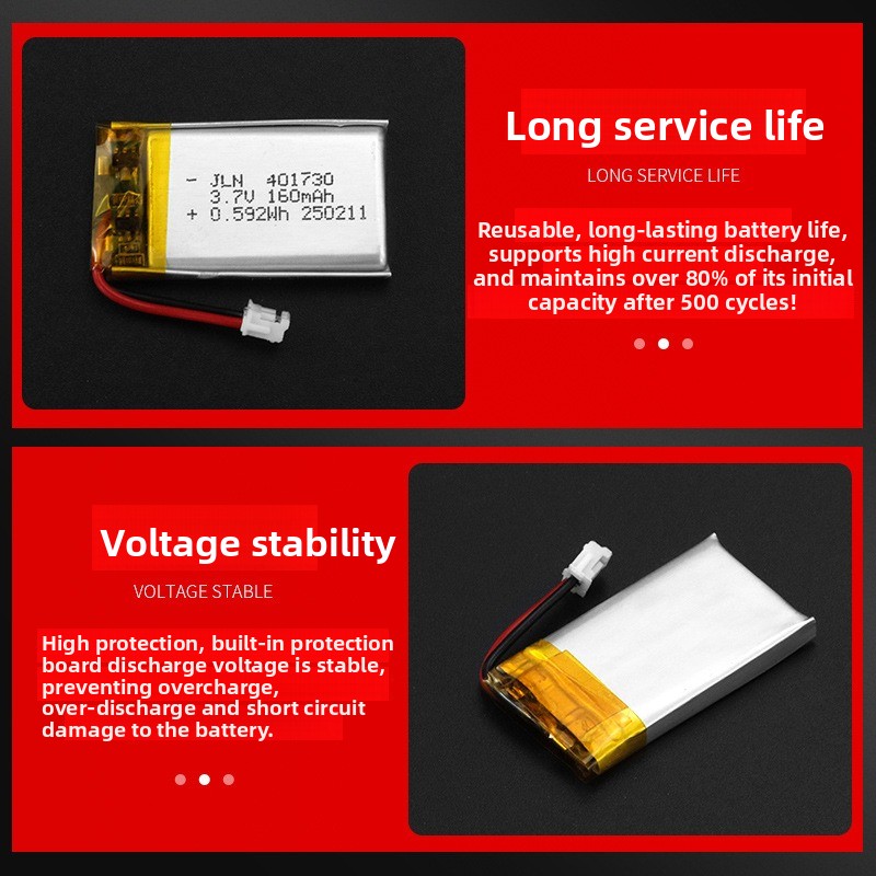 401730 3.7 V 160 mAh Polymeer  - Renewable Energy Source recensie en prijs