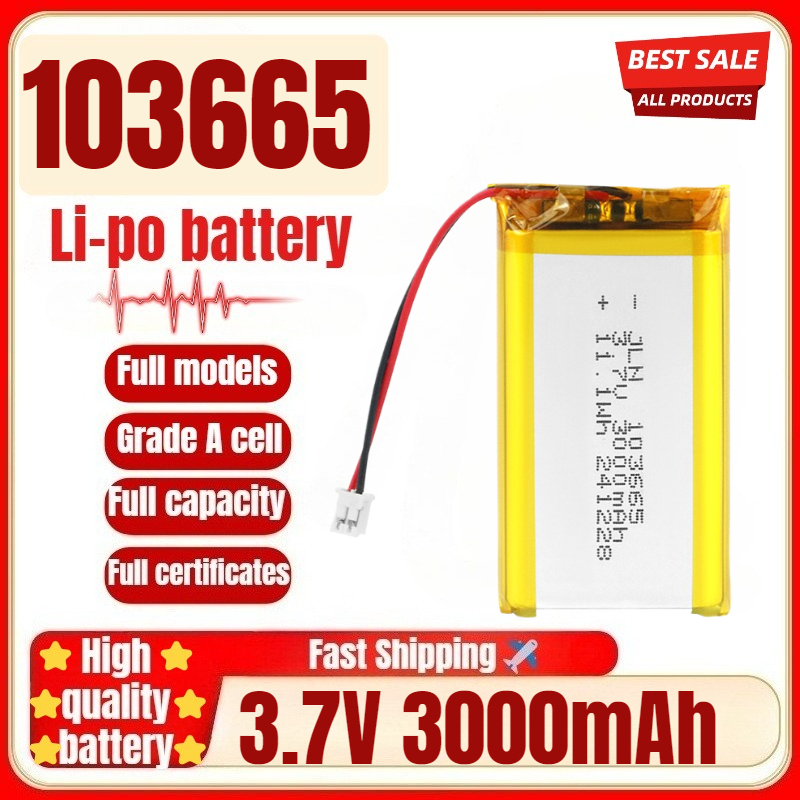 103665 3.7 V 3000 mAh Polymeer - Renewable Energy Source recensie en prijs
