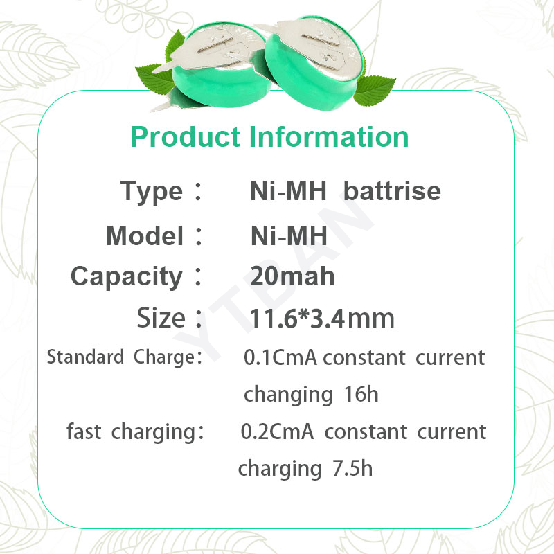 2-50 stuks 1.2V 20mAh Ni-Mh Op - Renewable Energy Source recensie en prijs